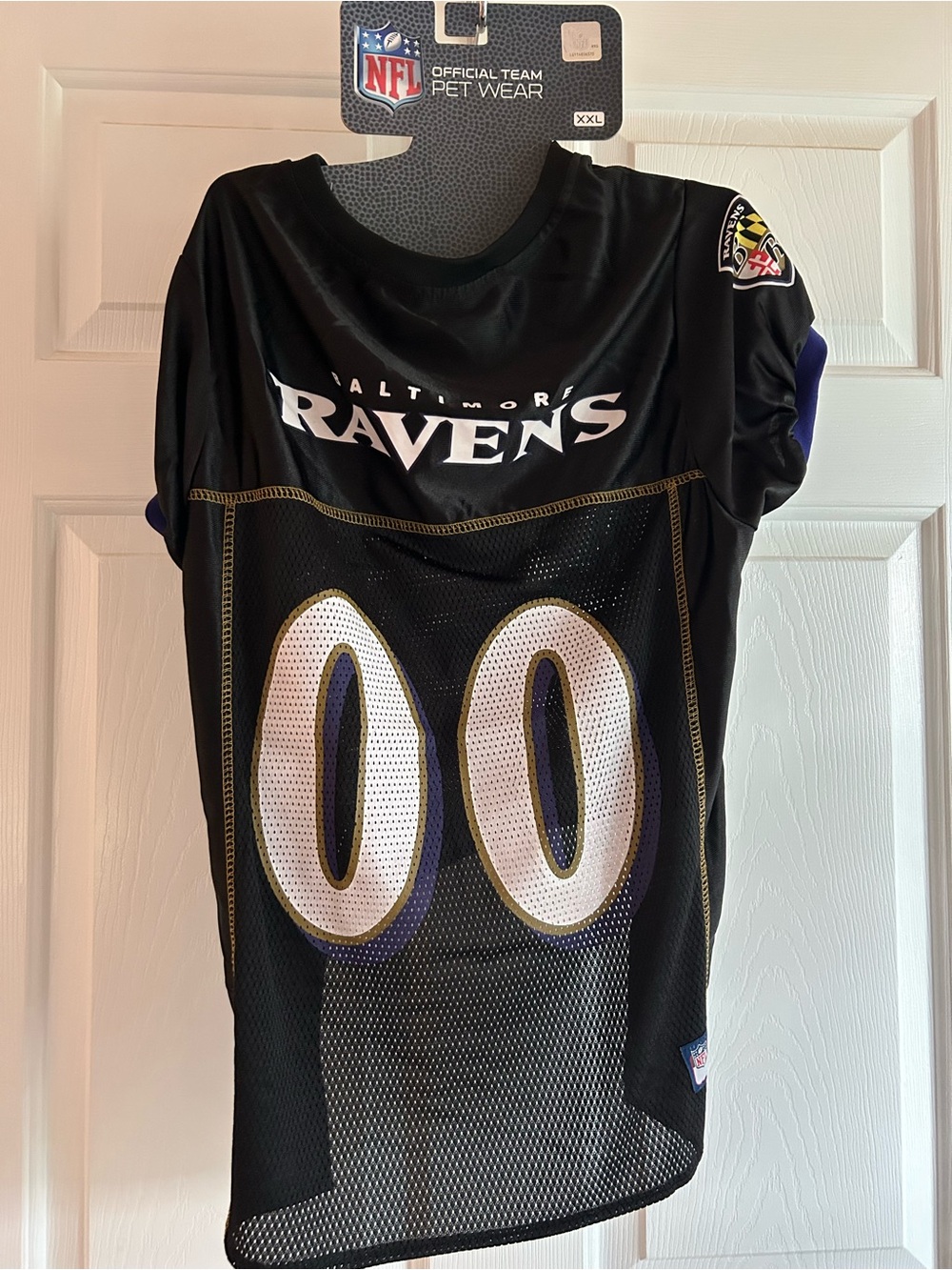 NFL Baltimore Ravens Black & Purple Dog Jersey